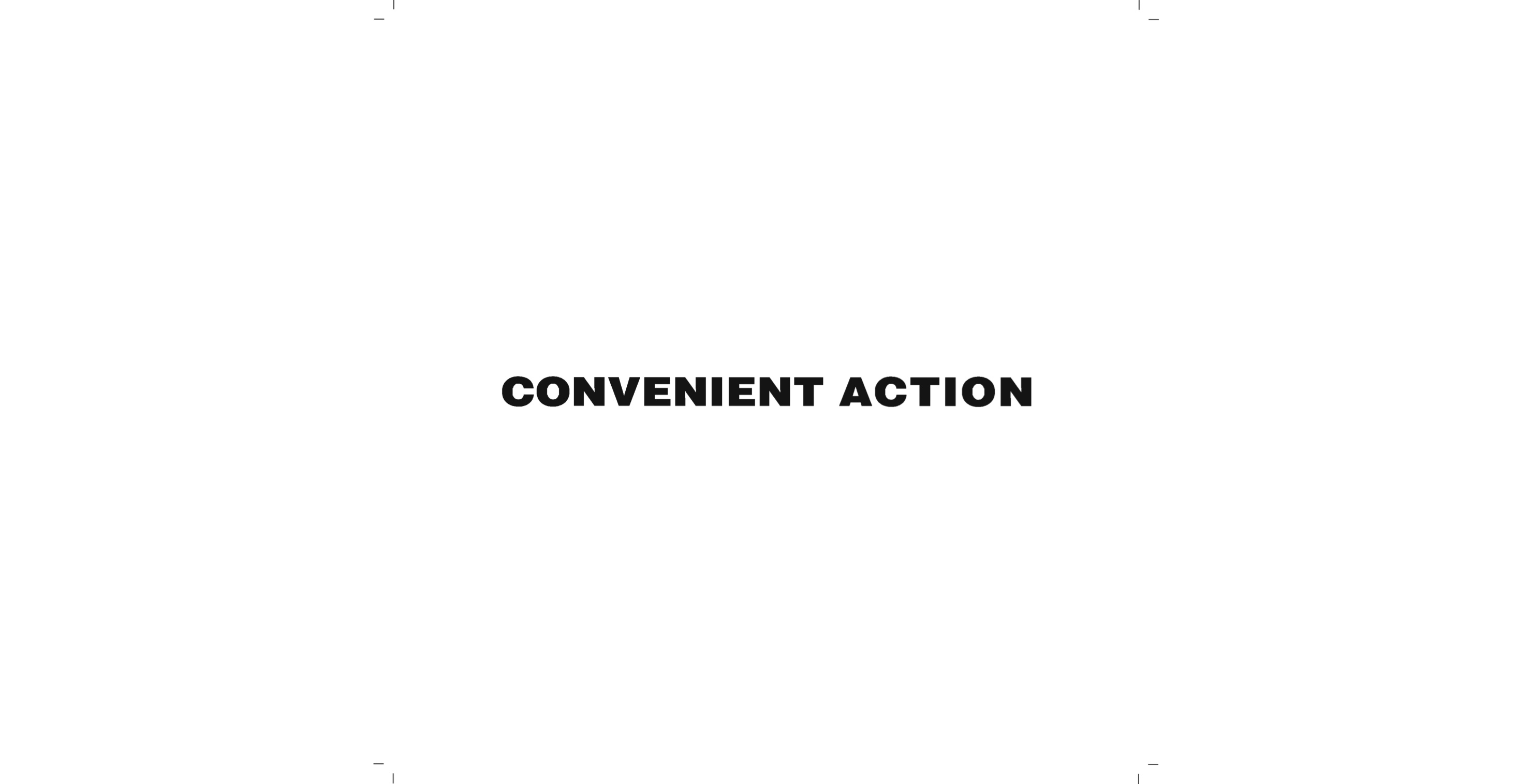 Cover of Convenient Action